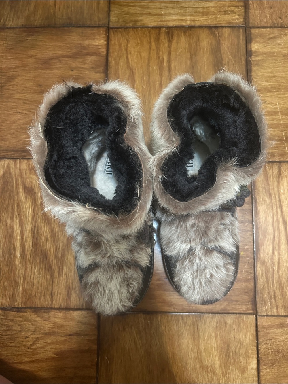 IKII Rabbit Fur Winter Boots - Picture 3 of 11